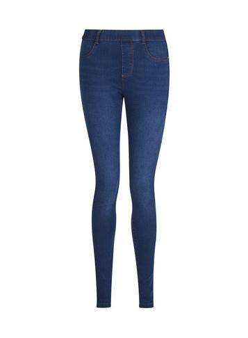 Dorothy Perkins Blue Midwash 'eden' Lightweight Ankle Grazer Jeggings