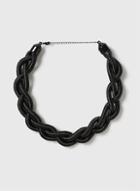 Dorothy Perkins Black Twist Fabric Necklace