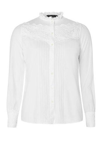 Dorothy Perkins Ivory Floral Lace Shirt
