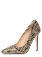 Dorothy Perkins Nude Geo Pointed Court Shoes
