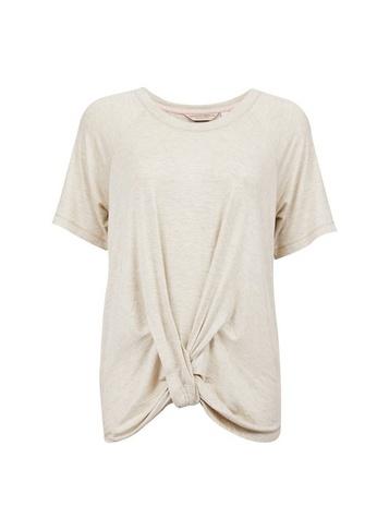 Dorothy Perkins Oatmeal Twist Knot Lounge Top