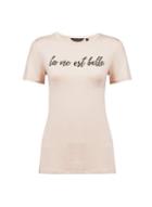Dorothy Perkins Stone 'la Vie Belle' Motif T-shirt