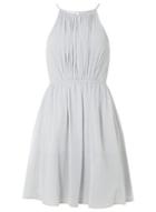 Dorothy Perkins *showcase Dove Grey 'zoe' Prom Dress