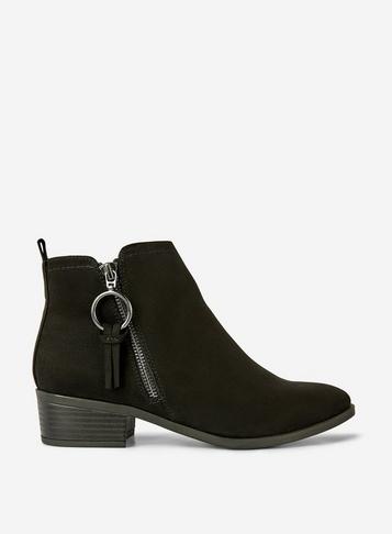 Dorothy Perkins Black 'mynor' Side Zip Boots
