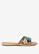 Dorothy Perkins Multi Coloured 'mulberry' Comfort Pattern Mules