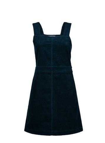 Dorothy Perkins Petite Teal Square Neck Pinafore Dress