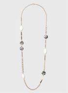 Dorothy Perkins Black And White Bead Necklace
