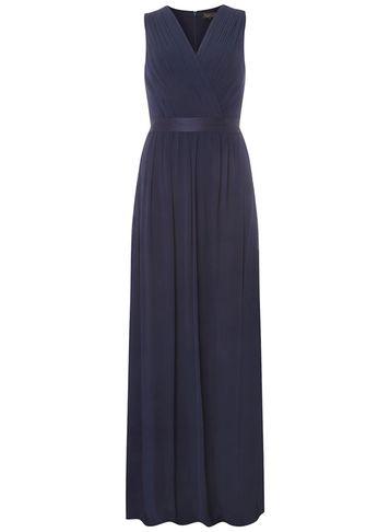 Dorothy Perkins *showcase Tall Navy 'holly' Maxi Dress