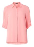 Dorothy Perkins Pink Button Side Shirt