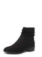 Dorothy Perkins Black 'mallory' Ruched Ankle Boots
