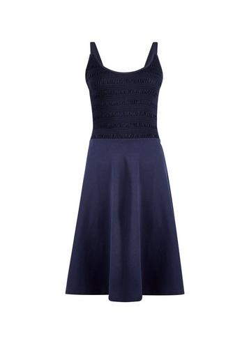 Dorothy Perkins *tall Navy Shirred Camisole Dress