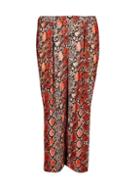 Dorothy Perkins *dp Curve Red Snake Print Palazzo Trousers