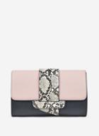 Dorothy Perkins Blush Colour Block Clutch Bag