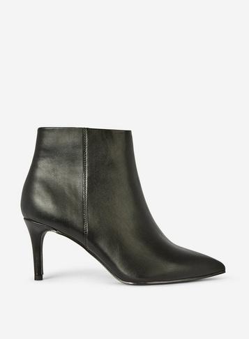 Dorothy Perkins Wide Fit Black Alexi Boots