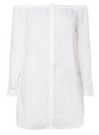 Dorothy Perkins *noisy May White Bardot Shirt Dress