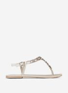 Dorothy Perkins White Leather Florentina Sandals