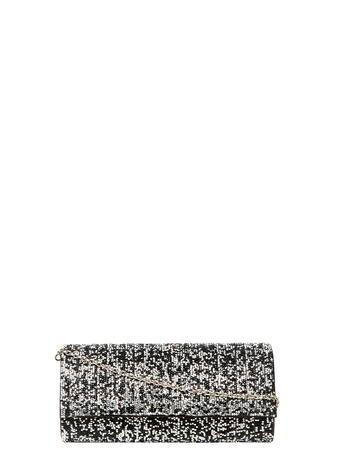 Dorothy Perkins Black Encrusted Clutch Bag