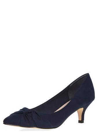 Dorothy Perkins Navy 'dhala' Swish Court Shoes