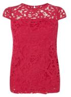 Dorothy Perkins Pink Lace Shell Top