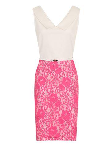 Dorothy Perkins *paper Dolls Pink Lace Dress