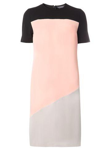 Dorothy Perkins *tall Colour Block Shift Dress