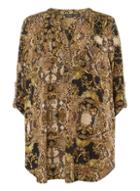 Dorothy Perkins *dp Curve Multi Colour Chain Print Button Jersey Shirt