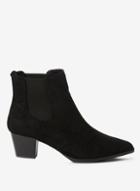 Dorothy Perkins Wide Fit Black 'mayfair' Chelsea Boots
