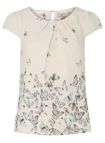 Dorothy Perkins *billie & Blossom Petite Blush Butterfly Top