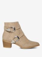 Dorothy Perkins Mink Alicia Ankle Boots