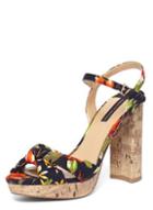 Dorothy Perkins Floral 'siri' Knot Cork Sandals