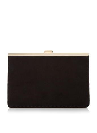 Dorothy Perkins *head Over Heels 'barlie' Black Clutch Bag