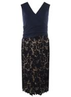 Dorothy Perkins *scarlett B Navy 2-in-1 Lace Bodycon Dress