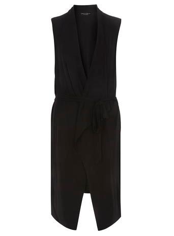Dorothy Perkins Black Sleeveless Jersey Jacket