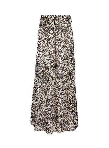 Dorothy Perkins *dp Beach Multi Coloured Leopard Print Tie Skirt
