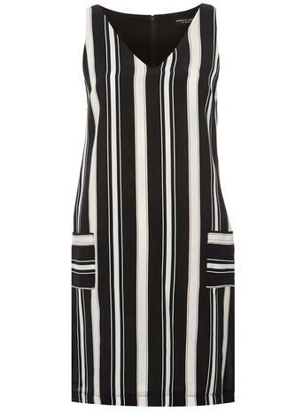 Dorothy Perkins Neutral Stripe Pinafore Dress