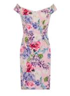 Dorothy Perkins *paper Dolls Multi Floral Bardot Dress