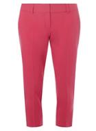 Dorothy Perkins Petite Magenta Naples Ankle Grazer Trousers