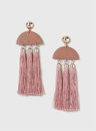 Dorothy Perkins Pink Tassel Earrings