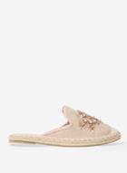 Dorothy Perkins Nude 'chile' Jewel Mules