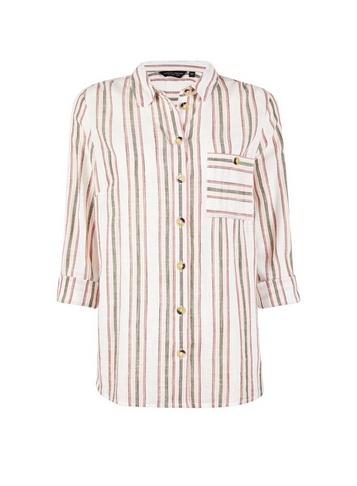 Dorothy Perkins Sage Striped Shirt