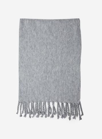 Dorothy Perkins Grey Glitter Tassel Scarf