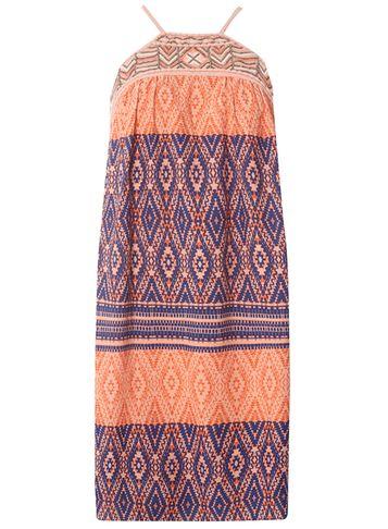 Dorothy Perkins *vero Moda Coral Sleeveless Denim Dress