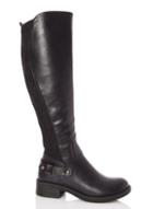 *quiz Faux Leather Riding Boots