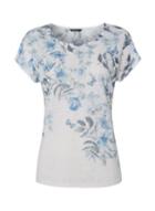 Dorothy Perkins *roman Originals Floral Print Burnout Hotfix Top
