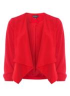 Dorothy Perkins Red Soft Waterfall Jacket