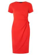 Dorothy Perkins Red Knot Front Pencil Dress