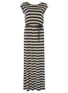 Dorothy Perkins *tall Khaki Stripe Maxi Dress