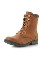 Dorothy Perkins Head Over Heels By Dune Preston Lace Up Knit Cuff Boot