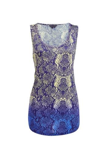 Dorothy Perkins Ombre Snake Print Viscose Vest
