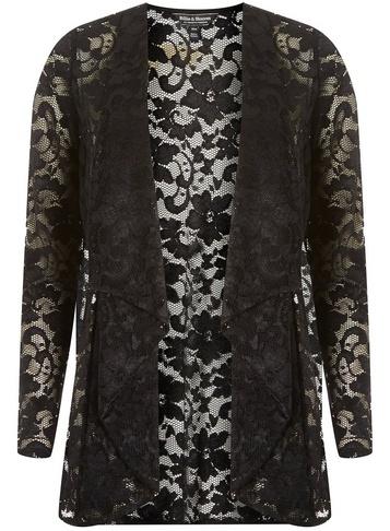 *billie & Blossom Black Waterfall Jacket